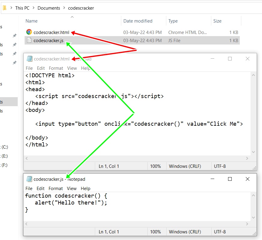 include external javascript in html