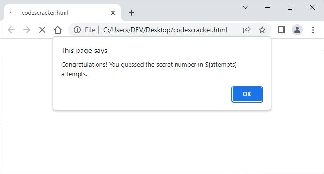 javascript keywords example program